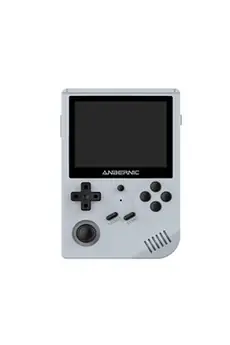 Console de jeux portable RG351V 16Go +256Go 3,5 pouces - Gris