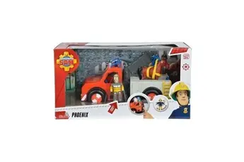 Simba Toys 109258280 Pompier Sam - Le véhicule d'urgence Phoenix