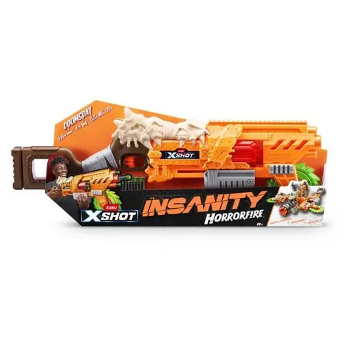ZURU X-SHOT Horrorfire Doomsday lanceur spécial 16 fléchettes