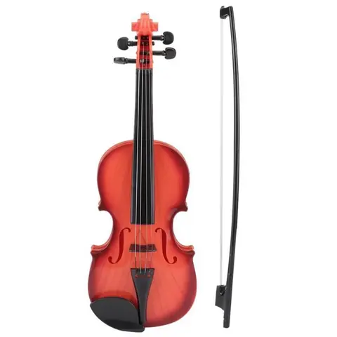 Fafeicy jouet de musique Jouet de violon acoustique simulé pour enfant à cordes réglables débutant musical développer la