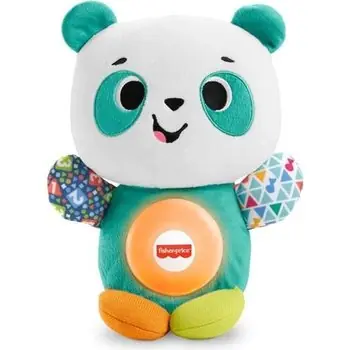 Fisher-Price - Linkimals Andrea Le Panda - Peluche d'éveil - A partir de 9 mois