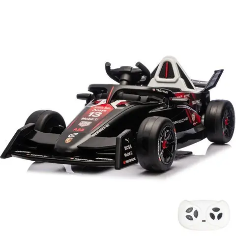 PORSCHE Formule E Voiture Électrique - Noir - 1 à 5 ans - Licence Officielle - Batterie Li-ion - Bluetooth