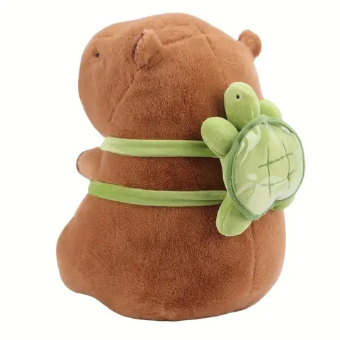 Capybara – Peluche Capybara Sans Chaîne Modèle Tortue À Dos Chaîne Ordinaire Jouets En Peluche Poupée En Peluche 1182 Pouces