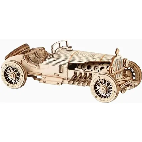 Puzzle 3D Bois Robotime - Véhicules et engins - 220 pièces - Mixte - Construction en Bois Artisanale