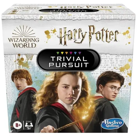 Trivial Pursuit Harry Potter Jeu de société de questions-réponses compact 600 questions Hasbro Gaming Wizarding World Dès 8 ans