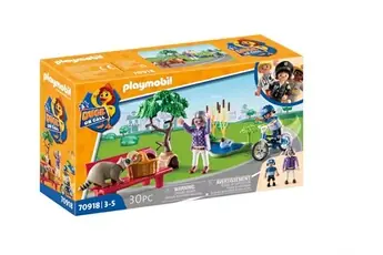 PLAYMOBIL - 70918 - DUCK ON CALL - Policière et animaux