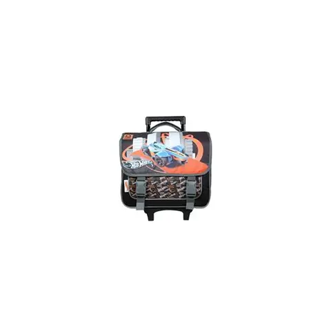BAGTROTTER Cartable à roulettes 38 cm Hot Wheels Multicolore