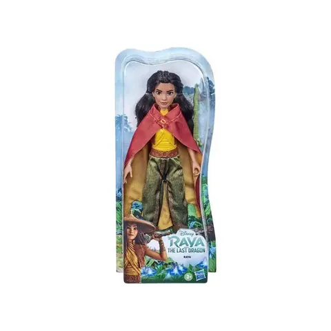 Coffret Poupée Raya et le dernier dragon - Poupée Mannequin 29 cm - Disney - Set Collection + 1 Carte offerte