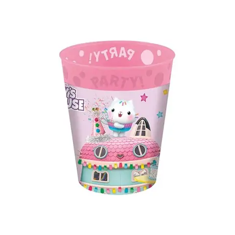 Assiettes - PROCOS - Gabby et la maison magique - Lot de 8 - 23 cm - Rose