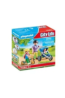 PLAYMOBIL - 70284 - Maman avec enfants