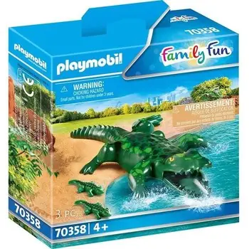 PLAYMOBIL - 70358 - Alligator avec ses petits