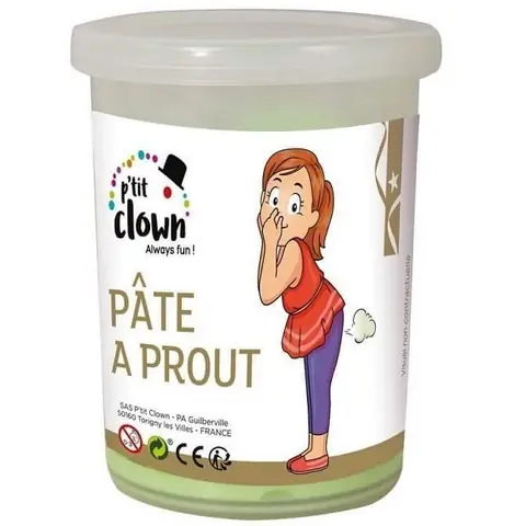Farces et attrapes - PTIT CLOWN - Pâte à prout (x1) - Enfant - Mixte - 75 cm de hauteur x 55 cm de diamètre