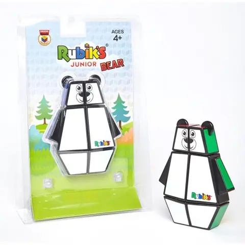Rubiks Junior Ourson - WINGAMES - Jouet pour Enfant de 4 ans et plus - Casse-tête 3x2x1 en forme dourson