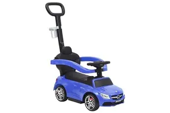 Voiture à Pousser Véhicule à Chevaucher Véhicule à Pousser Voiture à Chevaucher Jouet Enfants Tout-petits Garçons Filles Bleu