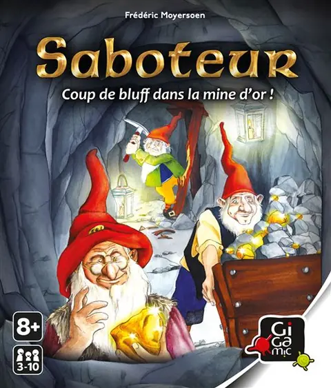 Saboteur - GIGAMIC - Jeu de société, cartes, bluff