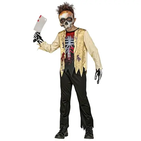 Déguisement de Squelette zombie - Enfant - 8/10 ans (128 à 140 cm) WIDMANN