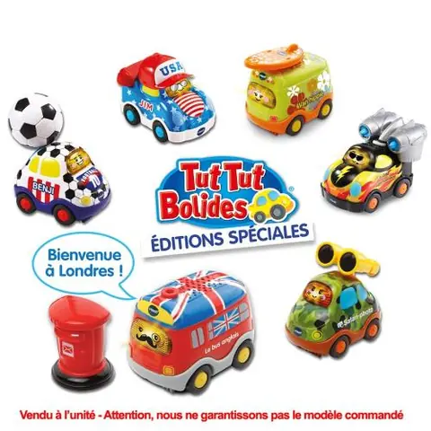 VTECH - Tut Tut Bolides - Véhicules Edition Spéciale à Collectionner - Modèle Aléatoire