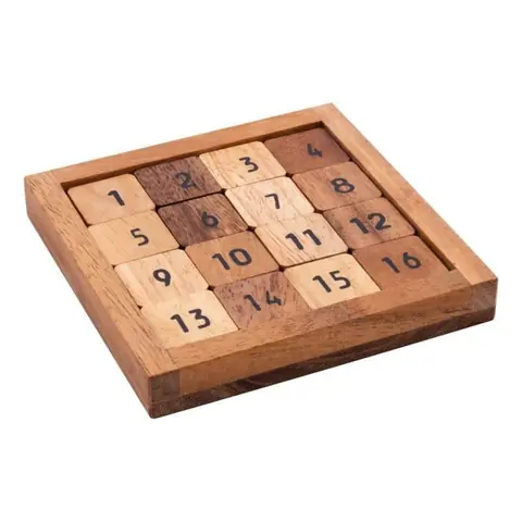 Casse-tête - Engelhart - Taquin Sudoku - Jeu écologique - 2 façons de jouer - 16 pièces
