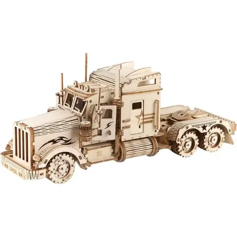 Puzzle 3D Artisanat de Construction mécanique dauto-Assemblage Jouets Camion Lourd de modèle pour Enfants Adolescents et Adultes