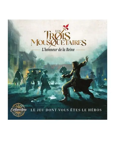 Jeu de rôles Blackrock Games Cartaventura Les Trois Mousquetaires L’honneur de la Reine
