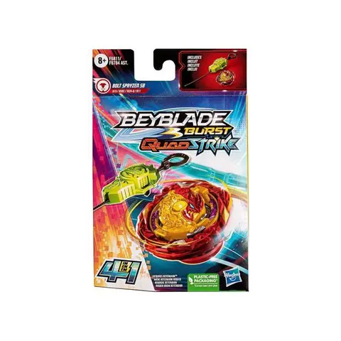 Coffret Toupie Beyblade burst Strike : Bolt Spryzen S8 Type Balance + 1 Carte tigre