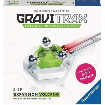 GraviTrax Bloc d'action Volcano / Volcan  - Jeu de construction STEM - Circuit de billes créatif - Ravensburger- dès 8 ans
