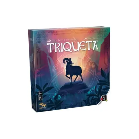 Jeu de stratégie Gigamic Triqueta - Jeu de réflexion et stratégie - Blanc - Multicolore - Mixte