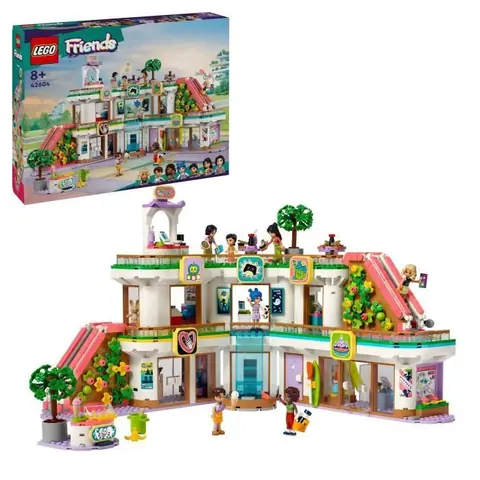 LEGO® 42604 Friends Le Centre Commercial de Heartlake City Jouet de Poupée pour Filles et Garçons Kit avec Personnages