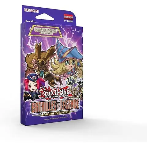 Pack de 3 boosters - YU-GI-OH! - Tuckbox Batailles de Légende : La Glorieuse Galerie - 15 cartes - Dès 6 ans - 1ère éd. française
