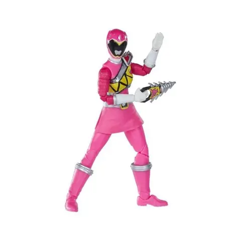Figurine Power Rangers Dino Charge Lightning Collection - HASBRO - Pink Ranger - 15 cm - Blanc et Rose