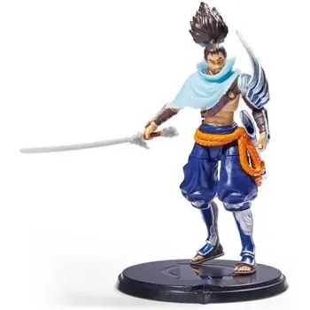 LEAGUE OF LEGENDS - FIGURINE 10 CM YASUO OFFICIELLE - 6062259 - Avec 12 points d'articulation & Accessoires - Jouet Collection