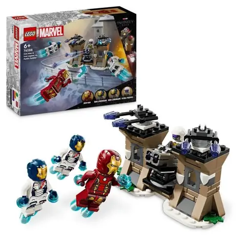 LEGO® Marvel 76288 Iron Man et l’Iron Legion contre le soldat de l’Hydra Set Avengers
