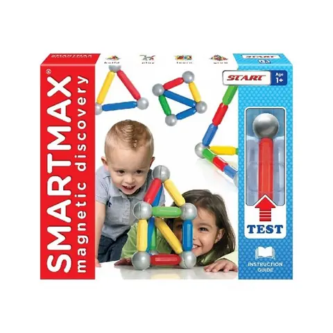 Jeu de construction magnétique - SMARTMAX - Discovery - 23 pièces - Mixte - A partir de 18 mois