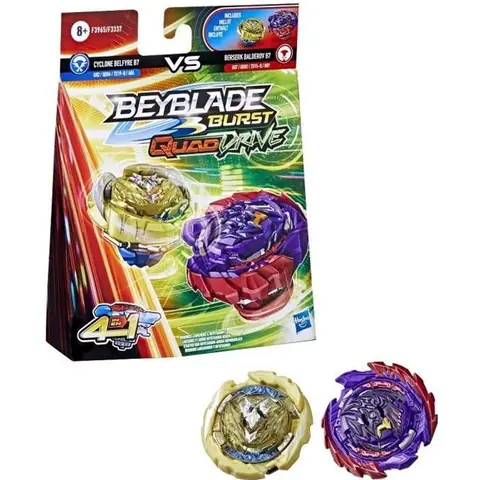 Toupies Beyblade Burst QuadDrive - BEYBLADE - Cyclone Belfyre B7 Berserk Balderov - Enfant - 8 ans