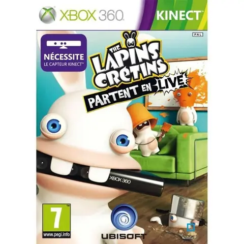 THE LAPINS CRETINS PARTENT EN LIVE KINECT XBOX360