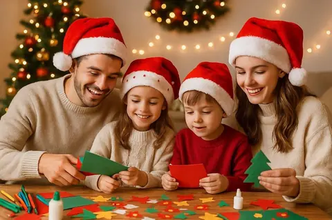 7 idées créatives pour fabriquer ses décorations de Noël en famille