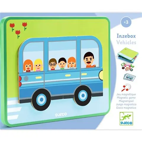 Jeu éducatif Djeco Inzebox Vehicles