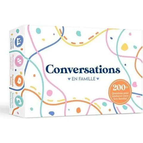 Conversations en Famille - Le Jeu Qui va Renforcer Vos Liens Familiaux - Jeu de société famille Jeux pour enfants et parents