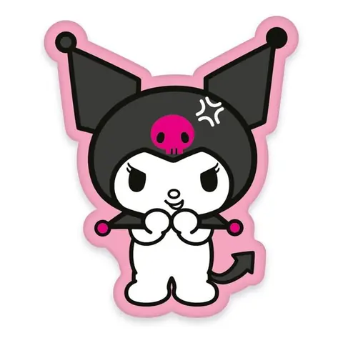 Coussin - HERDING - Kuromi Smiling - 36 cm - Rose - Intérieur - Enfant