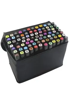 Marker Lot de 80 marqueurs à alcool double pointe Animation Art Esquisse ET384