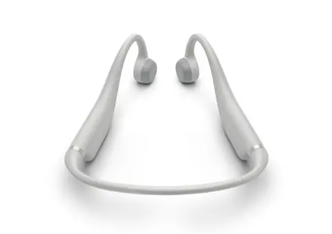 Casque audio sans fil open-ear pour enfant Philips TAK4607GY avec réducteur de bruit Gris blanc