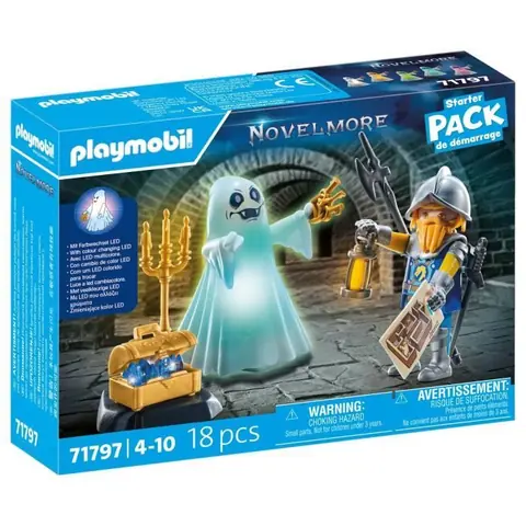 PLAYMOBIL 71797 Chevalier et fantôme à effets lumineux Novelmore 18 pièces Dès 4 ans