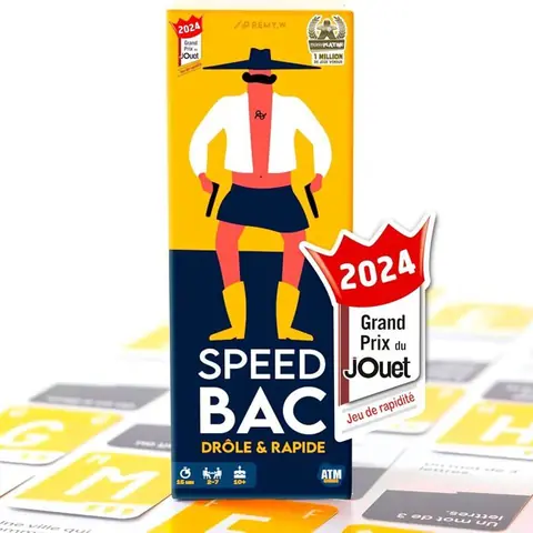 Speedbac-Jeu De Société Famille Et Amis-Parfait Pour Mettre LAmbiance-2 À 7 Joueurs-Grand Prix Du Jouet 2024