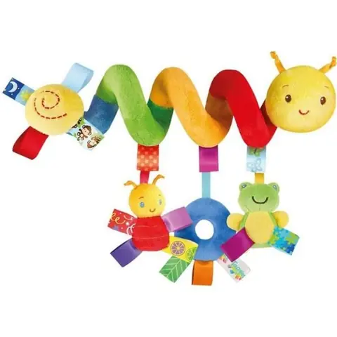 Jouet - UNIONJOIE - Hochet Pour Poussette - En Forme des Animaux - Peluche Douce