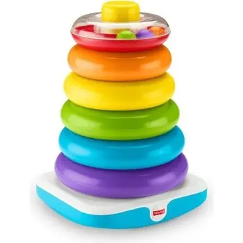 Fisher-Price  - Pyramide Arc-en-ciel géante  - Jouet d'éveil  - A partir de 12 mois
