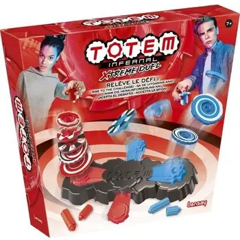 LANSAY - TOTEM INFERNAL® - Xtreme Duel - Jeu d'action - 2 joueurs - Dès 7 ans