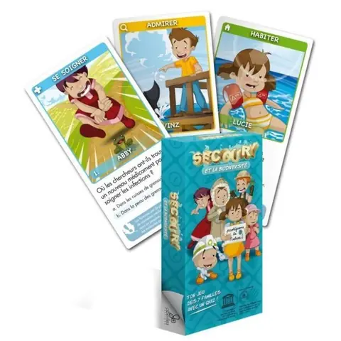 Jeu de 7 familles Secoury et la Biodiversité - Secoury - Jeu de carte - Enfant - Mixte - 5 ans et plus
