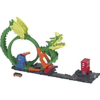 Hot Wheels - Coffret Attaque Du Dragon - Playset