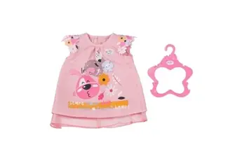 Vêtements de poupée - CREATION - BABY born - Robe Chien - Rose - 43 cm - Pliable