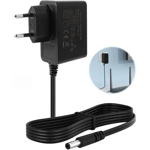12V 1A Adaptateur Secteur Alimentation Universelle Ac 100-240V 50/60Hz Chargeur Dc 55Mmx21Mm Pour Box Tv Routeur Bandes Led Ca